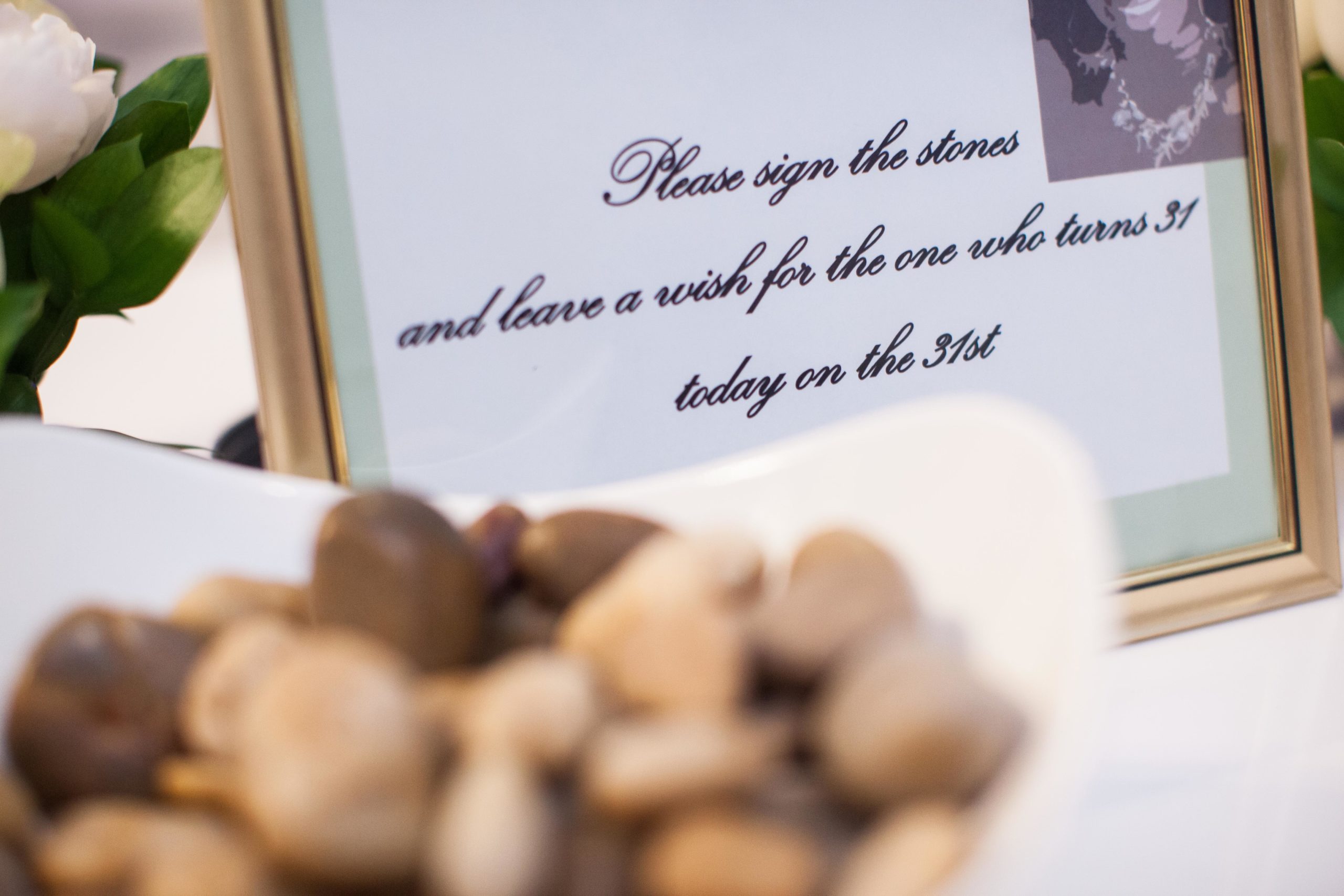 stone guestbook